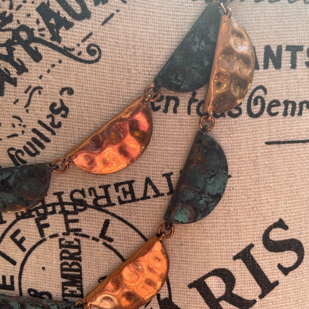 Double-Stranded Copper Necklace - image 2